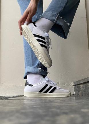 Кроссовки adidas gazelle indoor black/white