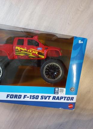 Пошкоджене упакування hot wheels машинка на радіокеруванні форд remote control truck red ford f-150 rc у2 фото