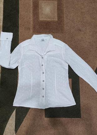 Блуза блузка рубашка сорочка прошва батист с,хс розмір2 фото