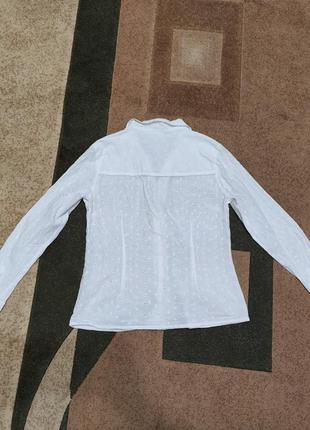 Блуза блузка рубашка рубашка прошва батист с, хс размер3 фото