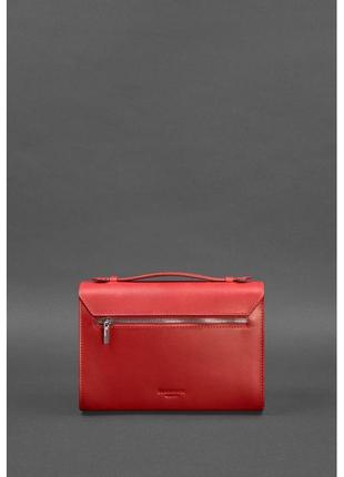Женская кожаная сумка-кроссбоди lola красная стильная женская сумка лекс класса кожаная красная женская сумка3 фото
