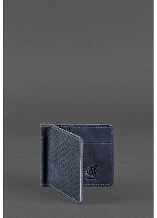Качественное мужское портмоне кошелек премиум класса мужской мужское кожаное портмоне синее зажим для денег2 фото