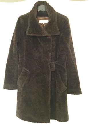 Шикарное итальянское брендовое пальто из альпаки с шерстью7 фото