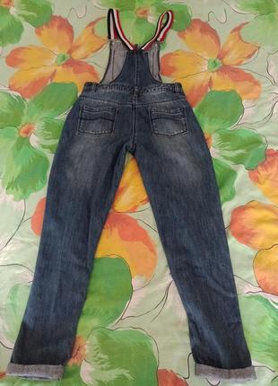 Фірмовий джинсовий комбінезон комбез бавовняний10 фото