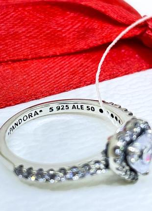 Серебряное кольцо пандора 198421c01 преданное сердце сердечко с камнями камушками сердца серебро проба 925 новое с биркой pandora5 фото