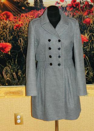Женское демисезонное пальто "куколка" р. 44-46 "george"3 фото