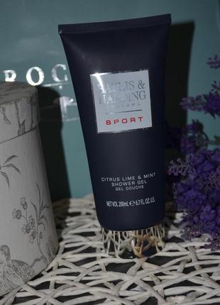 Новий чоловічий гель для душу baylis & harding sport citrus lime and mint3 фото