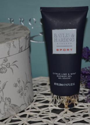 Новий чоловічий гель для душу baylis & harding sport citrus lime and mint2 фото