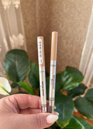 Карандаш для бровей со щеточкой l`oréal paris brow artist xpert1 фото