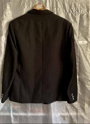 Шикарный пиджак двубортный жакет вышивка 3d пиджак гладильной нарядной5 фото