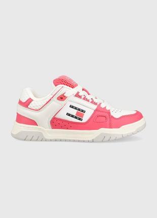 Кроссовки кеды кожаные tommy hilfiger tommy jeans wmns skate sneaker