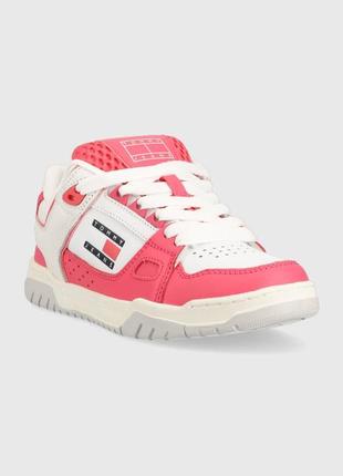 Кроссовки кеды кожаные tommy hilfiger tommy jeans wmns skate sneaker2 фото