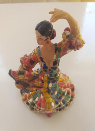 Танцівниця фламенко статуетка з мозайкою, барселона5 фото