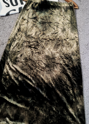 Длинная велюровая юбка2 фото