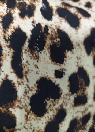 Платье мини прямого кроя,леопардовый принт, пишущий рукав,бренд esmara в коллаборации с heidi klum10 фото