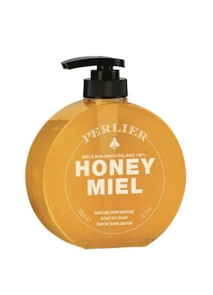 Perlier honey miel жидкое мыло для лица и рук