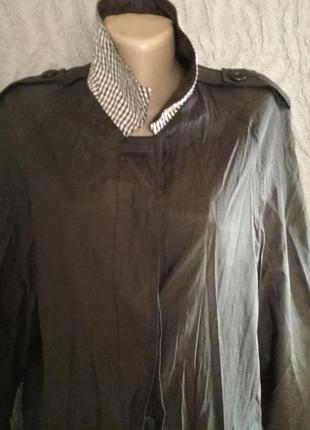 Легкий элегантный плащ р. xl (дождевик) 3