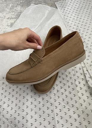 Мужские лоферы clarks