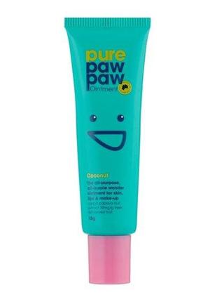 Відновлювальний бальзам для губ pure paw paw coconut 15 g1 фото