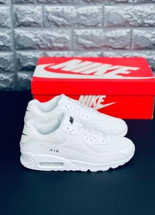 Кросівки найк жіночі в білому кольорі найк women’s sneakers nike air max 90 стильний хіт продажу !