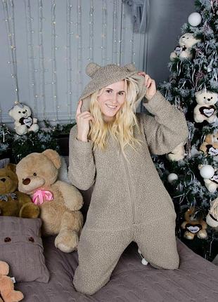 Домашний комбинезон, кенгуруми🐻 teddy, слип для фотосессии для дома