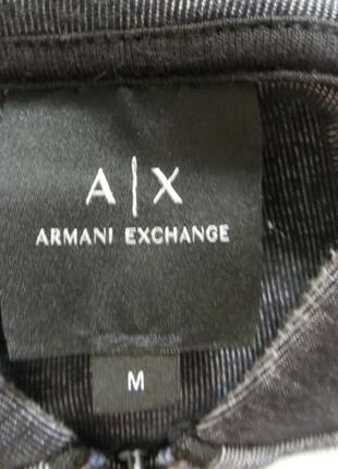 Толстовка на молнии с капюшоном armani exchange 8nzm75-zjq2z размер m3 фото