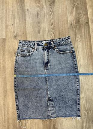 Новая, фирменная, джинсовая юбка/юбка. only, размер 346 фото