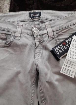 Лакшери дизайнерские оригинальные базовые джинсы скинни jean's paul gaultier2 фото