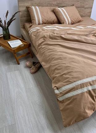 👍👍 постіль в українському стилі біла бязь