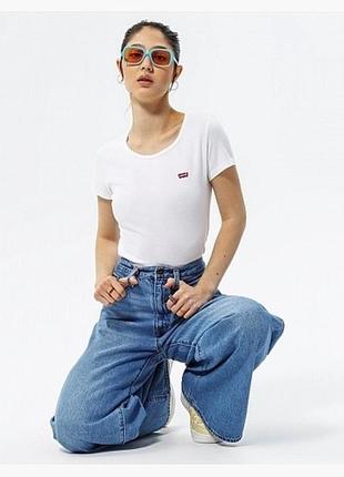 Біла футболка  levis 🛍️1+1=3🛍️