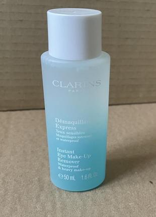 Clarins instant eye make-up remover средство для снятия водостойкого макияжа для чувствительных глаз 50ml