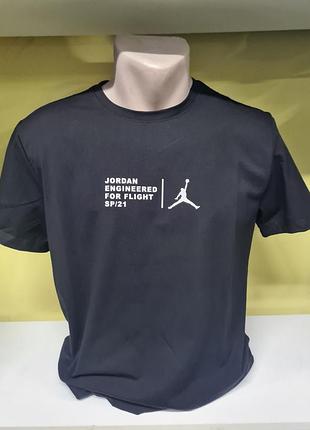 Футболка  jordan nike мужская чёрная, мужские футболка , футболка спортивная чёрная мужская, футболка с принтом, мужская футболка, футболки