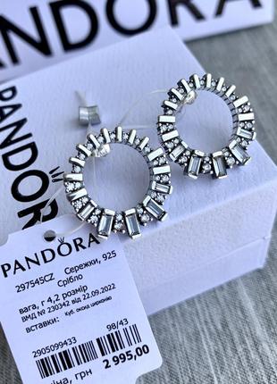 Серьги пандора серебро 925 серьги pandora серьги «ледяная красота» серьги пусеты шарики оригинальные серьги пандора новые бирка пломба6 фото