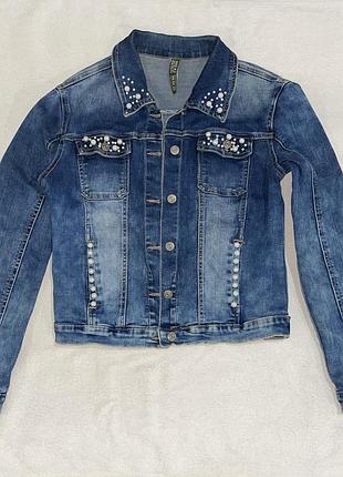 Джинсова куртка розмір с