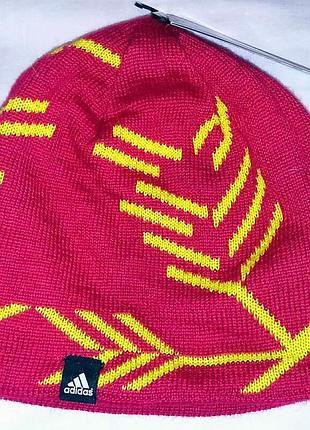 Тепла жіноча шапка adidas b шерсть climawarm cl365