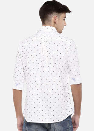 Белая рубашка u.s. polo, рубашка оксфорд, размер м2 фото
