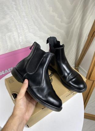 Dr martens 2976 black smooth chelsea ботинки ботинки челси кожаные2 фото