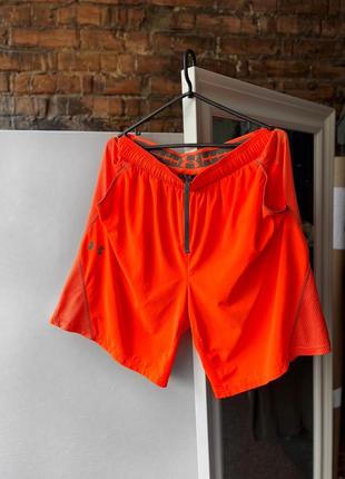Under armour men’s orange sports shorts спортивні шорти