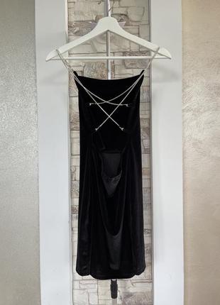 Эффектное мини платье-мини с открытой спинкой shein3 фото