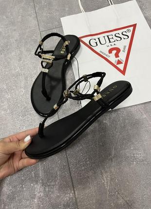 Черные босоножки guess2 фото