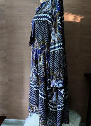 💙🌟💜 мега крутое платье принт восточный турецкие огурцы5 фото