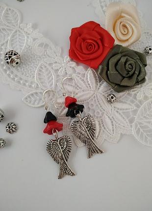 Сережки "крила"