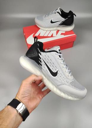 Кросівки чоловічі nike advantage gray black демісезонні