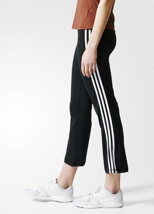 Adidas women's black brushed 3-striped trousers pants женские, спортивные брюки