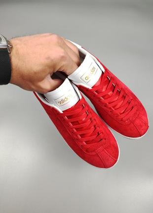 Кроссовки женские adidas topanga red white демисезонные3 фото