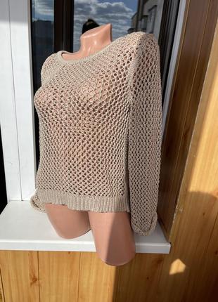 Женский вязаный свитер паутины h&amp;m10 фото