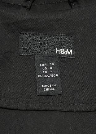 Пиджак женский стретчевый джинсовый черный приталенный под пояс жакет от h&amp;m3 фото