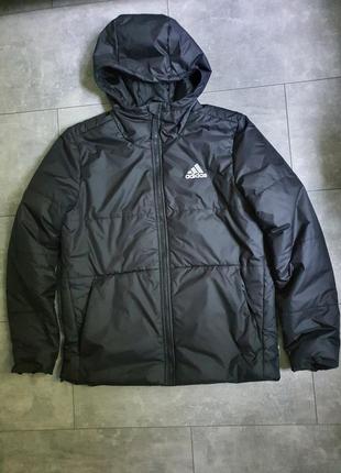 Мужская демисезонная утепленная куртка adidas hg6276, m3 фото