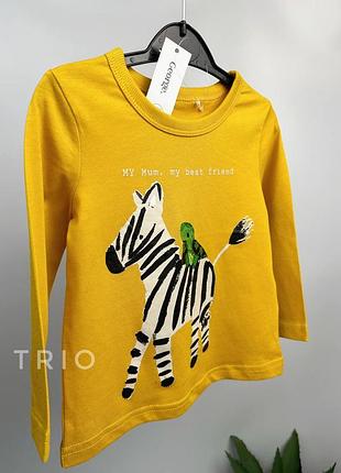 Детский хлопковый лонгслив / реглан / кофта  george от 1 до 5 лет