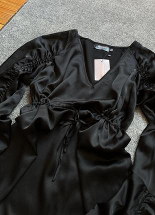 Черное платье с рукавами2 фото